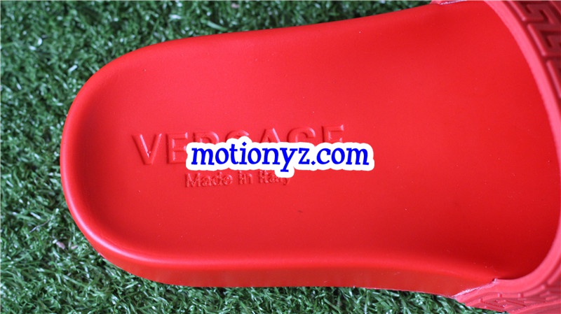 Brand Versace Red slide